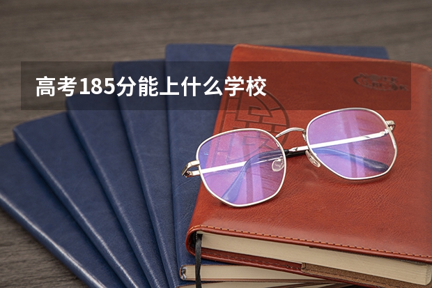 高考185分能上什么学校