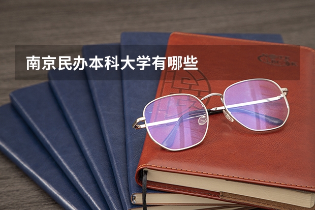 南京民办本科大学有哪些