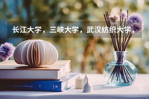 长江大学，三峡大学，武汉纺织大学，黄冈师范学院，湖北经济学院，湖北师范学院，各有哪些优劣？