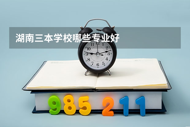 湖南三本学校哪些专业好