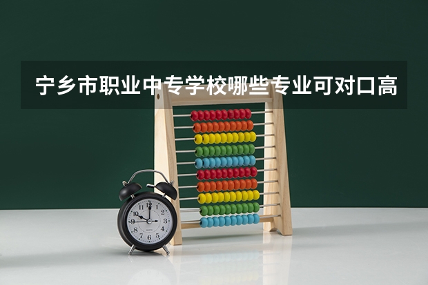 宁乡市职业中专学校哪些专业可对口高考