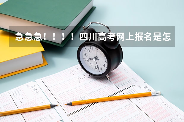 急急急！！！！四川高考网上报名是怎么弄的？先在网上报名然后隔几天再交报名费？还是报名的时