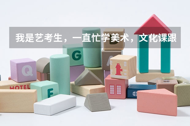 我是艺考生，一直忙学美术，文化课跟不上了，怎么办？
