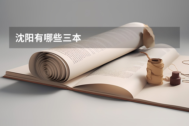 沈阳有哪些三本