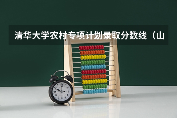 清华大学农村专项计划录取分数线（山东农村专项最低分）