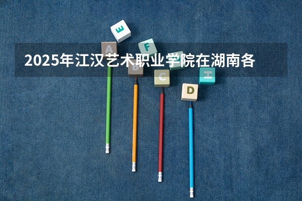 2025年江汉艺术职业学院在湖南各专业都招多少人
