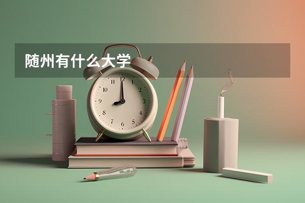 随州有什么大学
