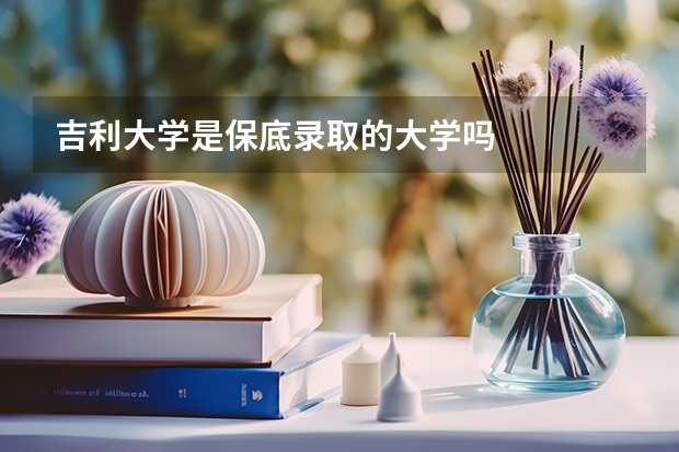 吉利大学是保底录取的大学吗