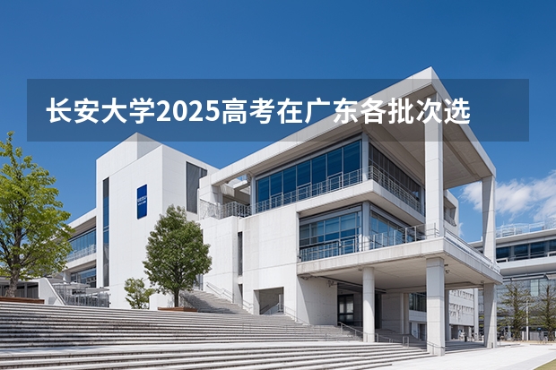 长安大学2025高考在广东各批次选科要求如何