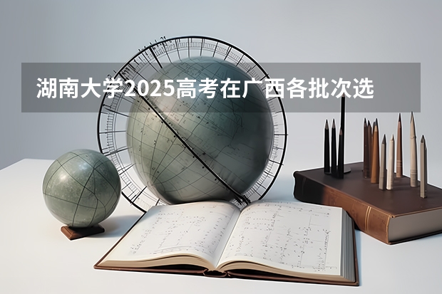 湖南大学2025高考在广西各批次选科要求如何