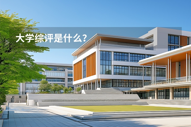 大学综评是什么？