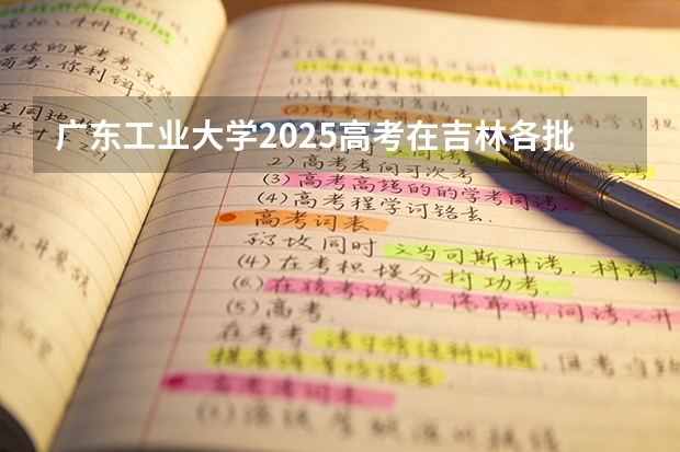 广东工业大学2025高考在吉林各批次选科要求如何