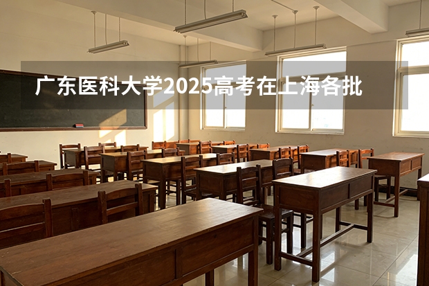 广东医科大学2025高考在上海各批次选科要求如何