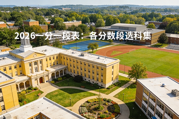 2026一分一段表：各分数段选科集中度分析，越高分段选科越集中