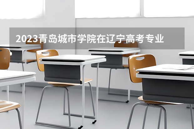 2023青岛城市学院在辽宁高考专业招生计划人数
