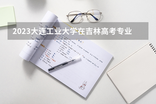 2023大连工业大学在吉林高考专业招生计划人数