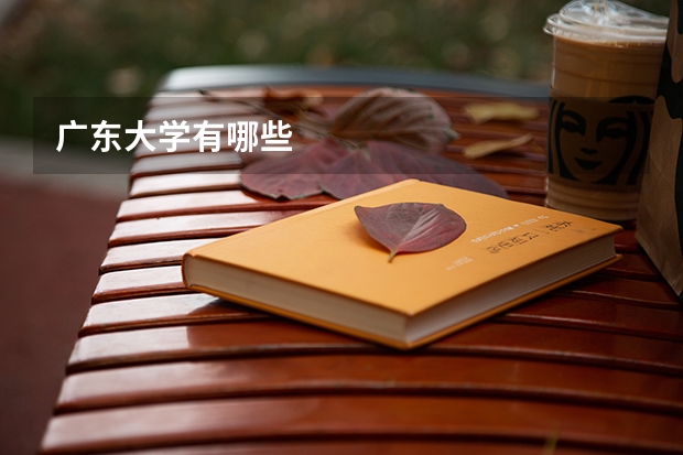 广东大学有哪些