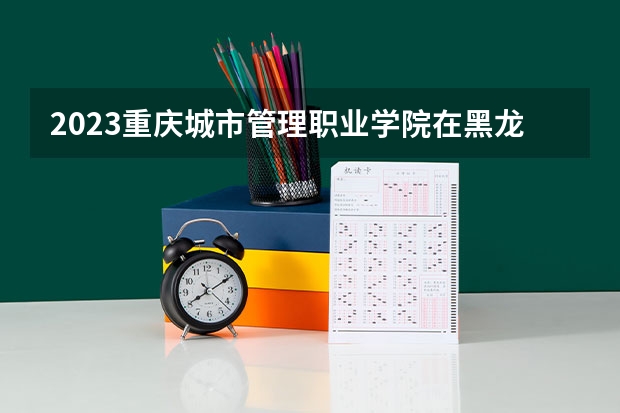 2023重庆城市管理职业学院在黑龙江高考专业招生计划人数
