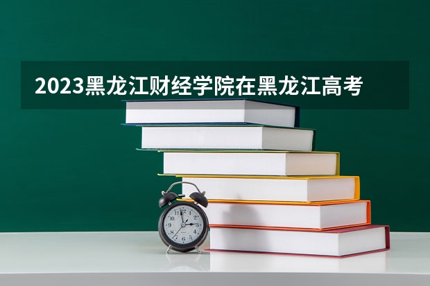 2023黑龙江财经学院在黑龙江高考专业招生计划人数