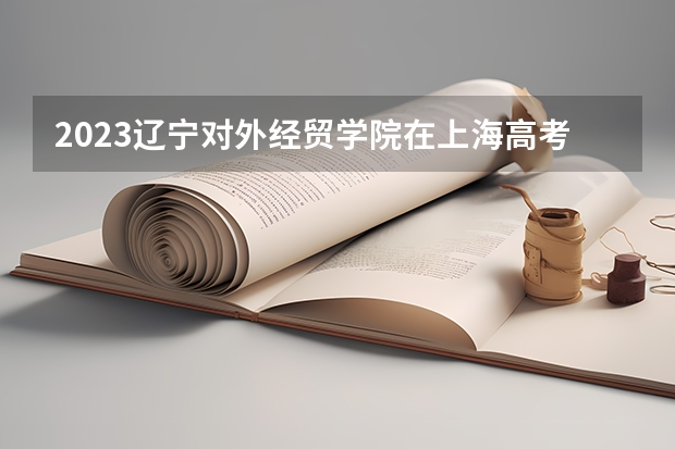 2023辽宁对外经贸学院在上海高考专业招生计划人数