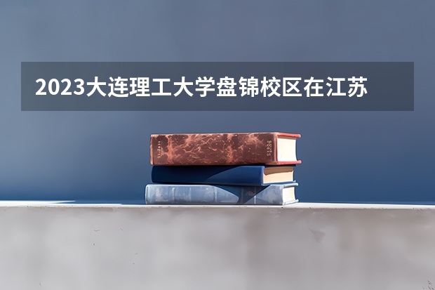 2023大连理工大学盘锦校区在江苏高考专业招生计划人数