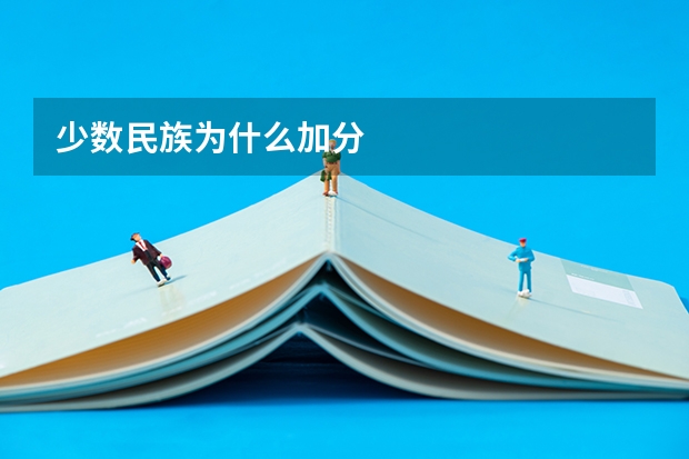 少数民族为什么加分