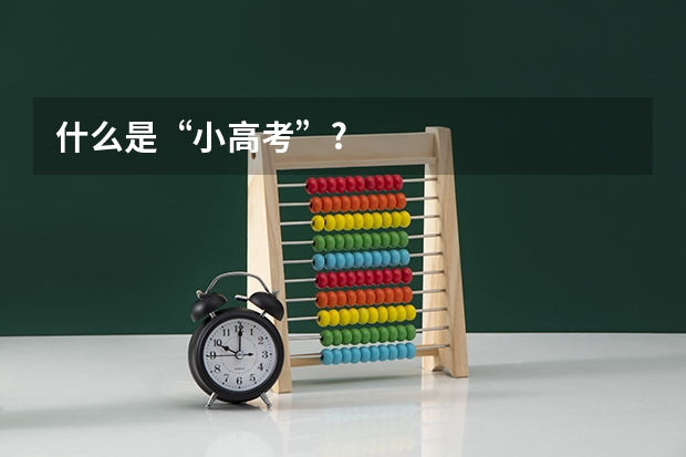 什么是“小高考”?