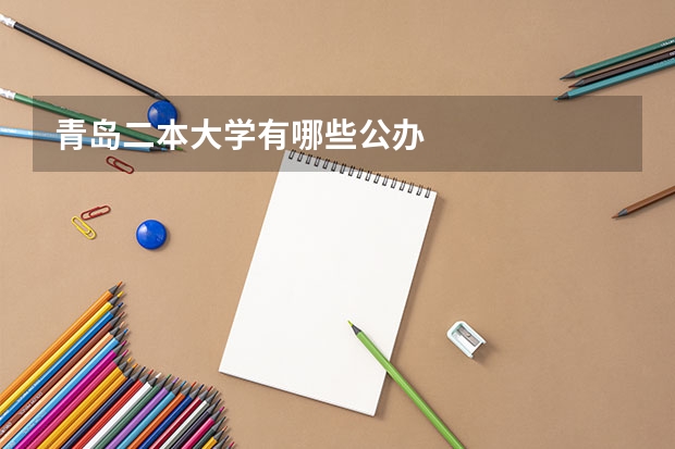 青岛二本大学有哪些公办