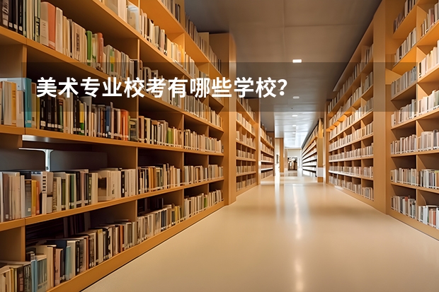 美术专业校考有哪些学校？