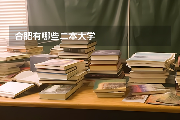 合肥有哪些二本大学