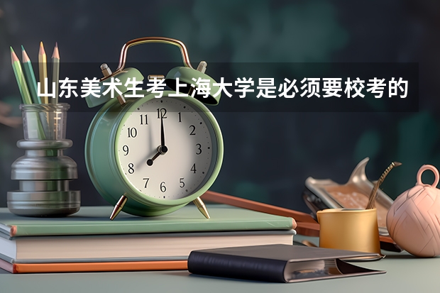 山东美术生考上海大学是必须要校考的吗,山东联考分高也不行吗校考一般考什么类型