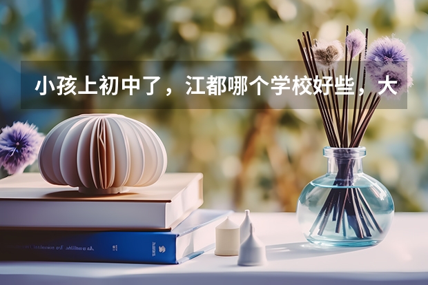 小孩上初中了，江都哪个学校好些，大家说说