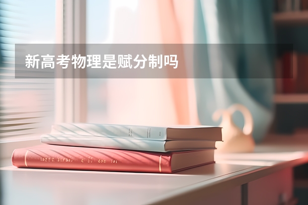 新高考物理是赋分制吗