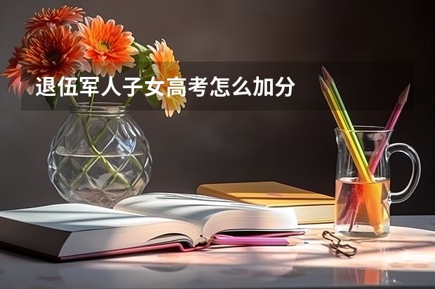 退伍军人子女高考怎么加分
