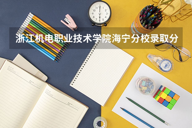 浙江机电职业技术学院海宁分校录取分数线是多少