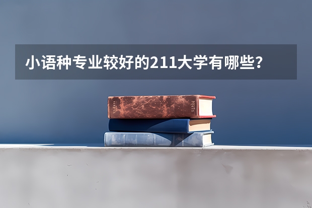 小语种专业较好的211大学有哪些？