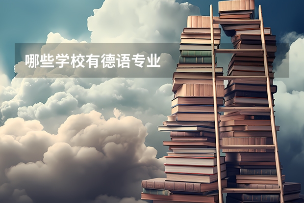 哪些学校有德语专业