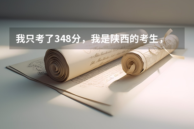 我只考了348分，我是陕西的考生，能上个什么的西安公办大学？