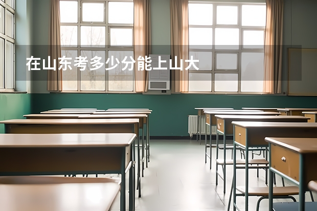 在山东考多少分能上山大