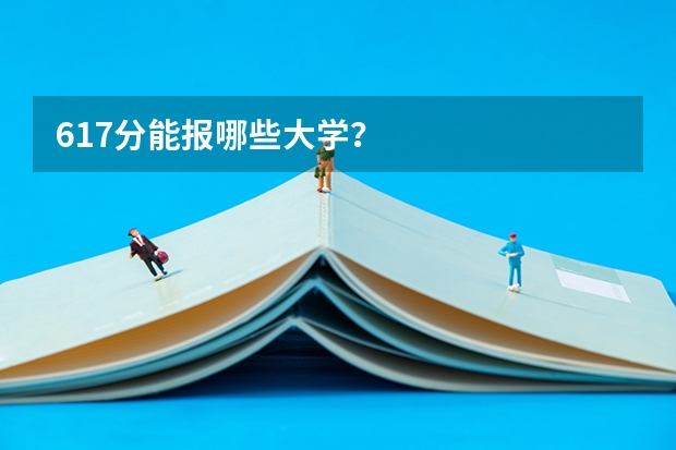 617分能报哪些大学？