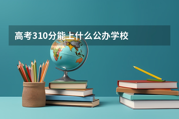 高考310分能上什么公办学校