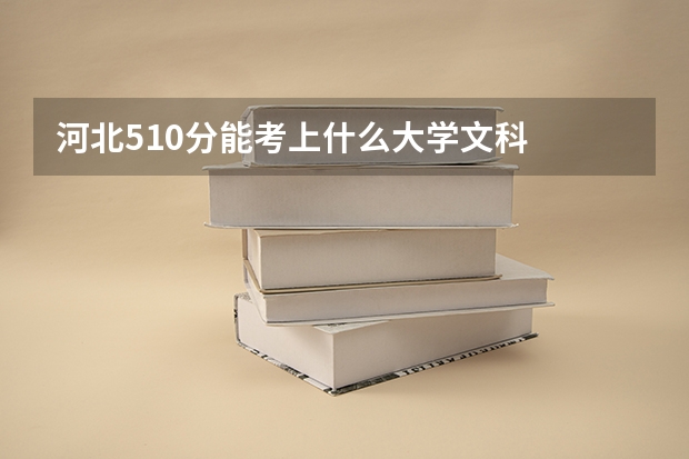 河北510分能考上什么大学文科