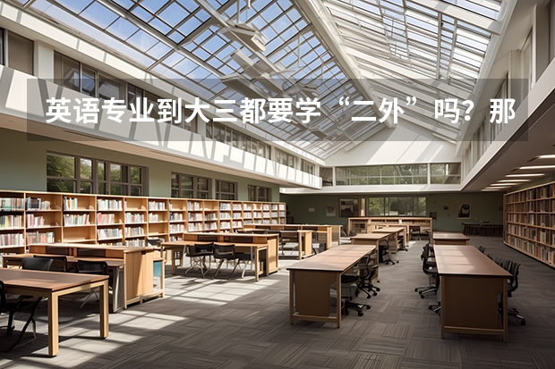 英语专业到大三都要学“二外”吗？那是什么意思？？？