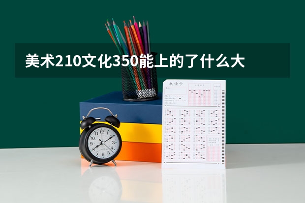 美术210文化350能上的了什么大学？