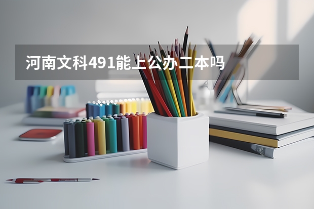 河南文科491能上公办二本吗