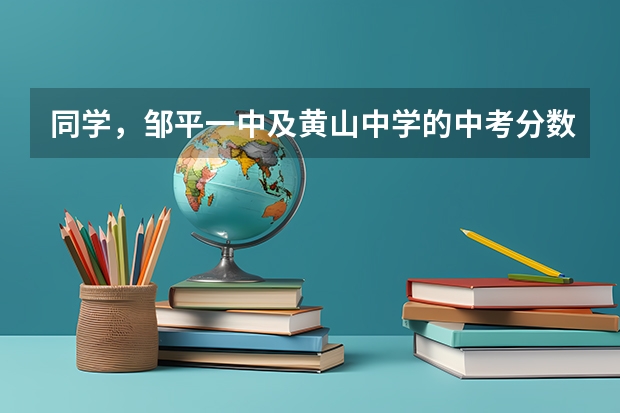 同学,邹平一中及黄山中学的中考分数线确切吗?感谢!