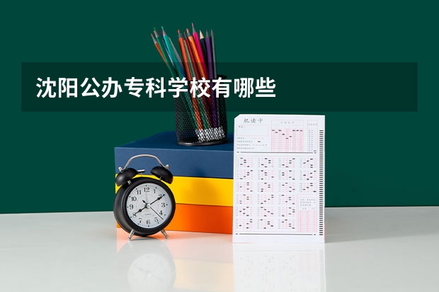 沈阳公办专科学校有哪些