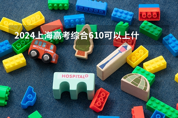 2024上海高考综合610可以上什么大学预测