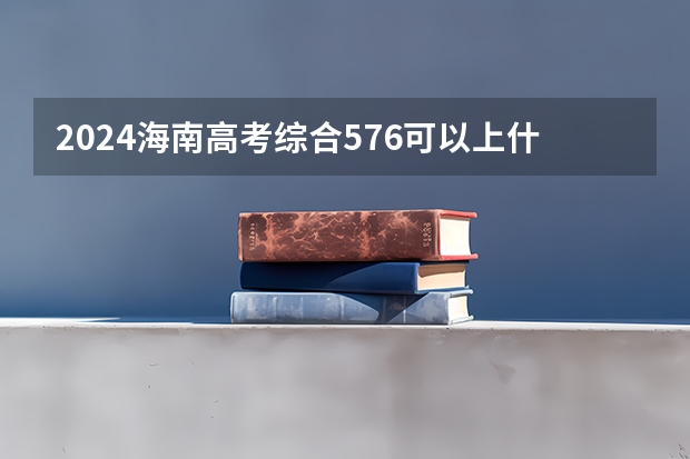 2024海南高考综合576可以上什么大学预测