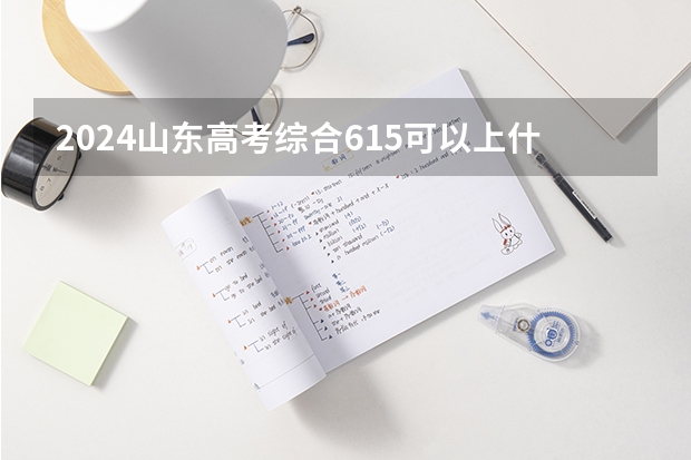2024山东高考综合615可以上什么大学预测